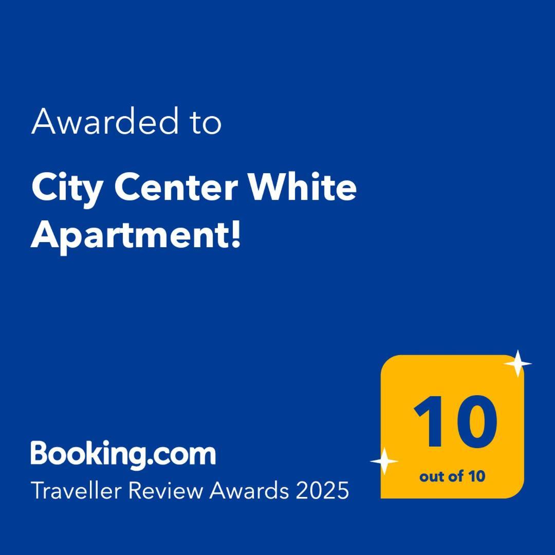 City Center White Apartment! Skopje Exterior foto